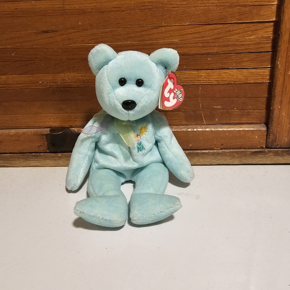 Ty Other - Ty Beanie Baby Ariel 2000 Vintage Light Blue Bear